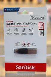 【日產旗艦】新版 Sandisk iXpand 128GB USB3.0 公司貨 iPhone iPad 隨身碟 OTG