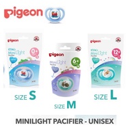 Pigeon Mini Light Silicone Pacifier Pigeon SML Pacifier with Lid