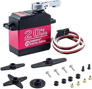 2Pack DS3218 20kg Digital RC Servo High Torque Metal Gear Waterproof Steering Servo Motor for DIY RC