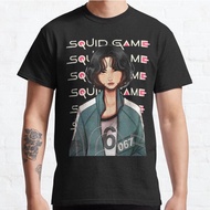 Squid GAME T-SHIRT 067 KANG SAE-BYEOK SQUID GAME PLAYER COMBED 30S
