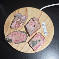 Rhodochrosite Slice Slab Argentina Genuine Stone