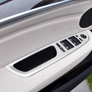 "{: ที่เท้าแขนประตูกระจกหน้าต่างแผงปุ่มรถแข่งเคสกันกระแทกพิมพ์ลายกรอบคาร์บอนตกแต่งสำหรับ BMW X5 E70 X6 E71 2009-13 LHD เครื่องประดับภายในรถ