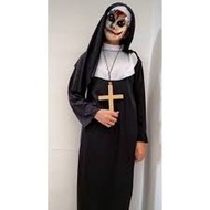 Halloween Biarawati cosplay Costume Valak The Nun Halloween Costume Ghost Costume Cosplay Costume