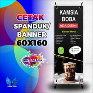 Print Banner Print Banner Print KAMSIA BOBA Banner Size 60X160 CM Can REQUEST