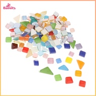 Mosaic Tiles Craft Flowerpot Vase Crystal Glass Pieces Craft Irregular Stone