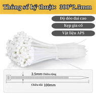 Dây rút nhựa Deli Cấp công nghiệp Dây thít nhựa chắc chắn dẻo dai lạt nhựa siêu bền