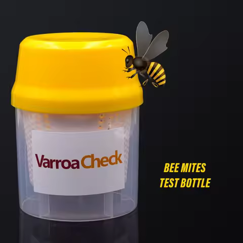1Pcs Beekeeping Beehive Varroa Check Test Bottle Varroa Mite Test Varroa Easy Check For Beekeeper To