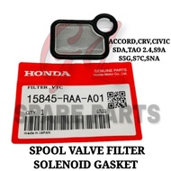 SPOOL VALVE FILTER & SOLENOID GASKET COMPATIBLE WITH HONDA ACCORD SDA S7C S5G TAO 2.4 CRV S9A CIVIC 