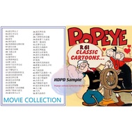 PENDRIVE POPEYE CLASSIC KIDS KARTUN MOVIE MP4