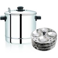 Stainless Steel   idli Maker With 6 Plates {INDUCTION BASE}