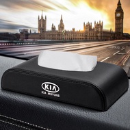 A leather car tissue box is suitable for Kia kxcross K2 K3 K5 KX3 KX5 KX7sportage R cerato fcrte shu