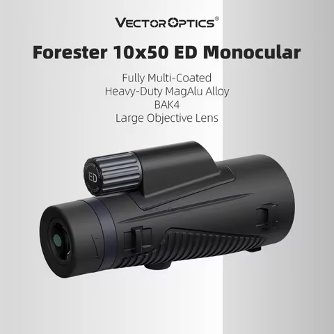 Vector Optics 10X50 Ed Monocular Maifeng Long Range Ed Telescope Bak4 Phase Correction Coated Powerf