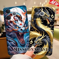 HP Softcase Casing REALME NOTE 70 4G 2025 - Case Latest Dragon Motifhp - Flexible Rubber Casing