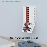 FBSG Battery Storage Organizerbo Battery Organizer Storage Holder Small Battery Keeper Wall Holder B