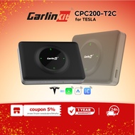 Carlinkit CPC200-T2C is compatible with Tesla vehicle screens, providing an upgrade for wireless Car