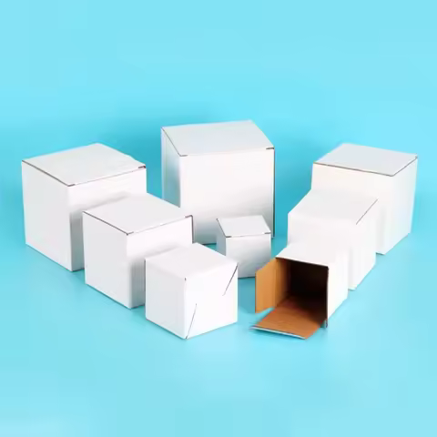 10pcs 6x6x6 corrugated cardboard box packaging box, product packaging box, handmade product packagin
