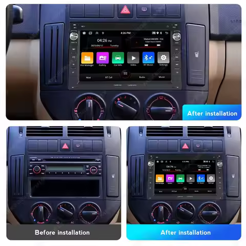 MEKEDE 7'' 2Din Wireless Carplay Car Radio Stereo For VW Passat B5 MK4 MK5 Golf 4 Polo Bora Jetta T5