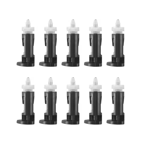 OUVU-10Pcs Plastic Mounting Clip for Intel 4 Way CPU Coolers 1155 775 CPU Heatsink Mount Pin Push Sc