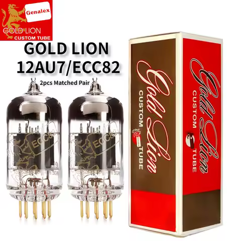 GOLD LION Vacuum Tube 12AX7 ECC83 12AU7 ECC82 12AT7 ECC81 EL84 Electron tube Audio Valve Amp 2pcs Ma