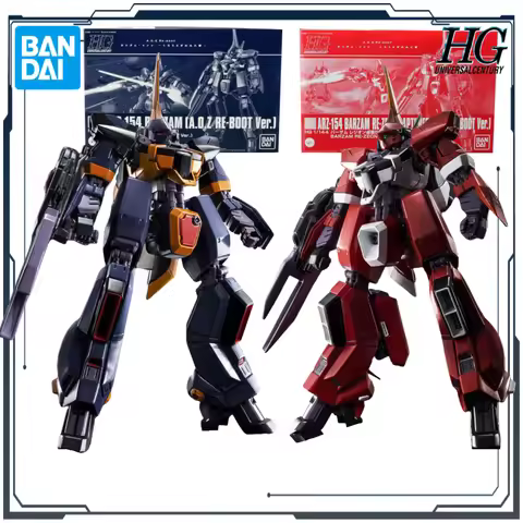 BANDAI Original HG Web-exclusive Version RMS-154 BARZAM 1/144 Anime Assembly Model Toys Gift for Boy