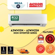 ACSON WALL MOUNTED NON INVERTER R32 MYECO 1.0HP ~ 2.5HP