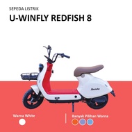 Sepeda Listrik Uwinfly RF8 Redfish 8 Moped Electric Bike Garansi SNI
