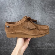 🤩必備袋鼠鞋🤩 復古防水絨面百搭休閒鞋 | Clarks Originals Wallabee GORE-TEX|