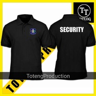 Rcrproject TSHIRT SHIRT POLO SHIRT Collar uniform SATPAM LOGO SECURITY SECURITY for men and women