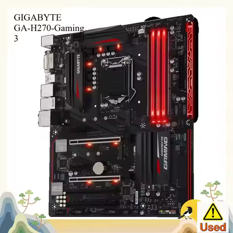 GIGABYTE GA-H270-Gaming 3 LGA1151 Intel 2-Way Crossfire ATX DDR4 Motherboard