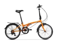 DAHON (ASSEMBLED) DREAM D6 ADULT 6-SPEED 20" FOLDING BIKE - ORANGE