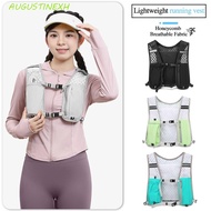 AUGUSTINEXH Reflective Running Vest Pack, Waterproof Breathable Running Hydration Vest Bag, Adjustab