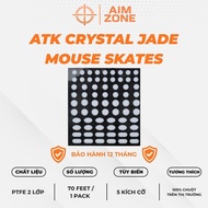 ATK Premium Mouse Feet 70 Pieces | Feet Dot PTFE Premium | Reduce Friction | Increase Accuracy for F