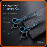 Stainless Steel Electroplating Straight Hair Scissors 4Cr13 BY740