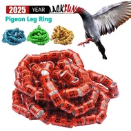 BLACKFUNNY 10/50Pcs 2025 Years Pigeons Foot Ring 8x11mm Pigeons Foot Ring Parrots Leg Rings Birds Tr