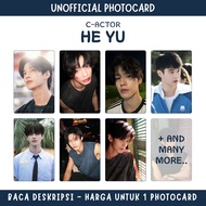SELCA CHINESE ACTOR PHOTOCARD - HE YU