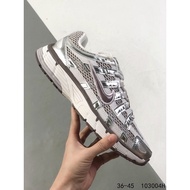 Nike P-6000 mesh fabric synthetic leather rubber sole Durable running shoes silver brown IB4019 ZRFF
