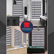 Ready Stock Zebra Blind / Langsir Bidai Korea / Height 6 Feet / Free Screw & Wall Plug Blind Window 