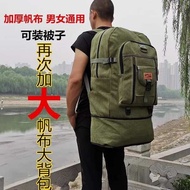 beg bagasi waterproof bag Kapasiti besar, beg galas kanvas tebal, beg galas bagasi kerja Inggeris, b