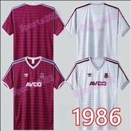 1986 West Ham Un Ited Retro Home and Away Jersey 1986 Retro Jersey