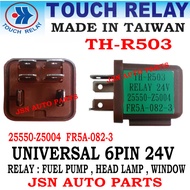 TH-R503 NISSAN UD TRUCK 6PIN 24V RELAY HEAD LAMP , FUEL PUMP  RELAY 25550-Z5004 FR5A-082-3 LORRY AKSESORI