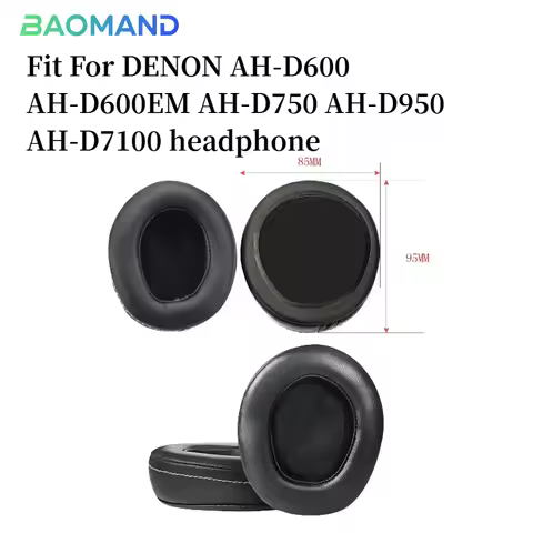 Replacement Earpads For DENON AH-D600 AH-D600EM AH-D750 AH-D950 AH-D7100 Ear Cushion Headphone Ear P