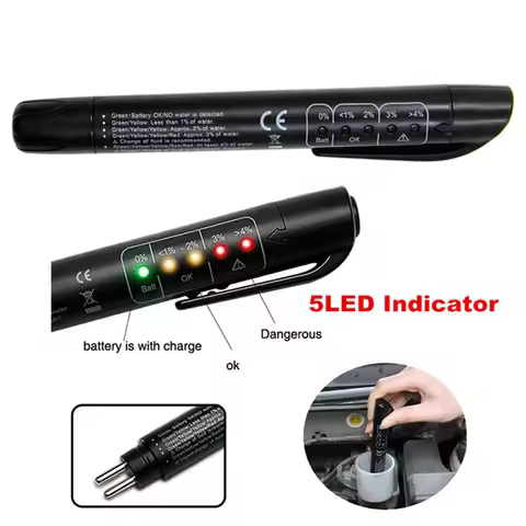 Universal Brake Fluid Accurate Oil Quality Test Pen Brake Fluid Tester Check Brake Fluid Liquid Tool