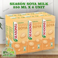 SEASON SOYA MILK 250 ML X 6 UNIT