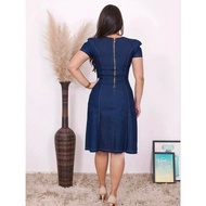 DENIM DRESS PLUS SIZE (85KG - 95KG)