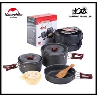 Cooking Set Naturehike 2-3P Nh15T203-G Camping Picnic Cookware