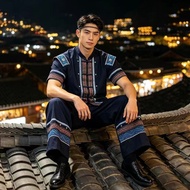 Minority Ethnic Costume Male Guangxizhuang Ethnic Costume Miao Ethnic Family Yao Ethnic Dance Adult 