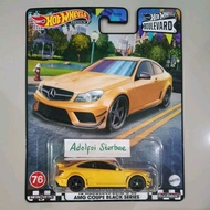 HOTWHEELS Hot wheels hot wheels premium '12 mercedes benz c63 amg coupe black series 76 Edition Boul
