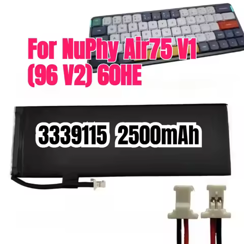 Lithium Battery 3339115 for NuPhy Air75 V1 (96 V2) 60HE Low Axis Mechanical Keyboard