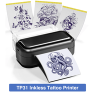 Tattoo Stencil เครื่องพิมพ์ ขนาดกะทัดรัด Tattoo printer รุ่น TP31 พิมพ์ลวดลายและเส้นที่ชัดเจนและแม่น