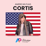 [CUSTOMIZED] CORTIS American Flag | Cortistic American Flag | Juhoon